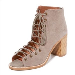 Jeffrey Campbell Cors Lace Up Heel Bootie